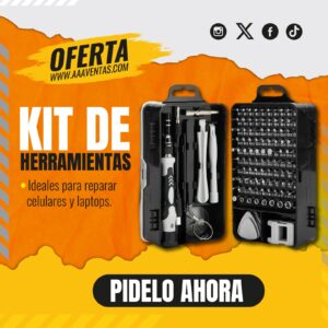 Kit de Herramientas para Laptops y celulares | AAA Ventas