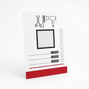 Flyer para salón de belleza y barbería